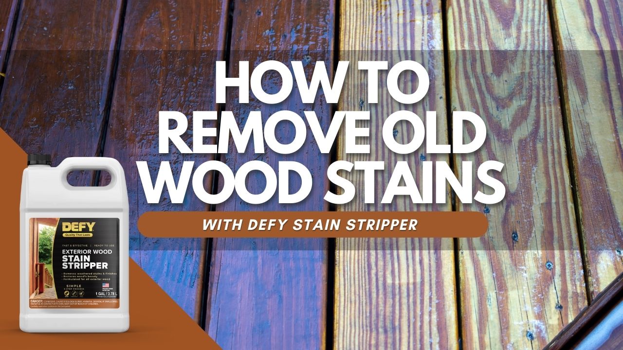 DEFY Exterior Stain Stripper Video