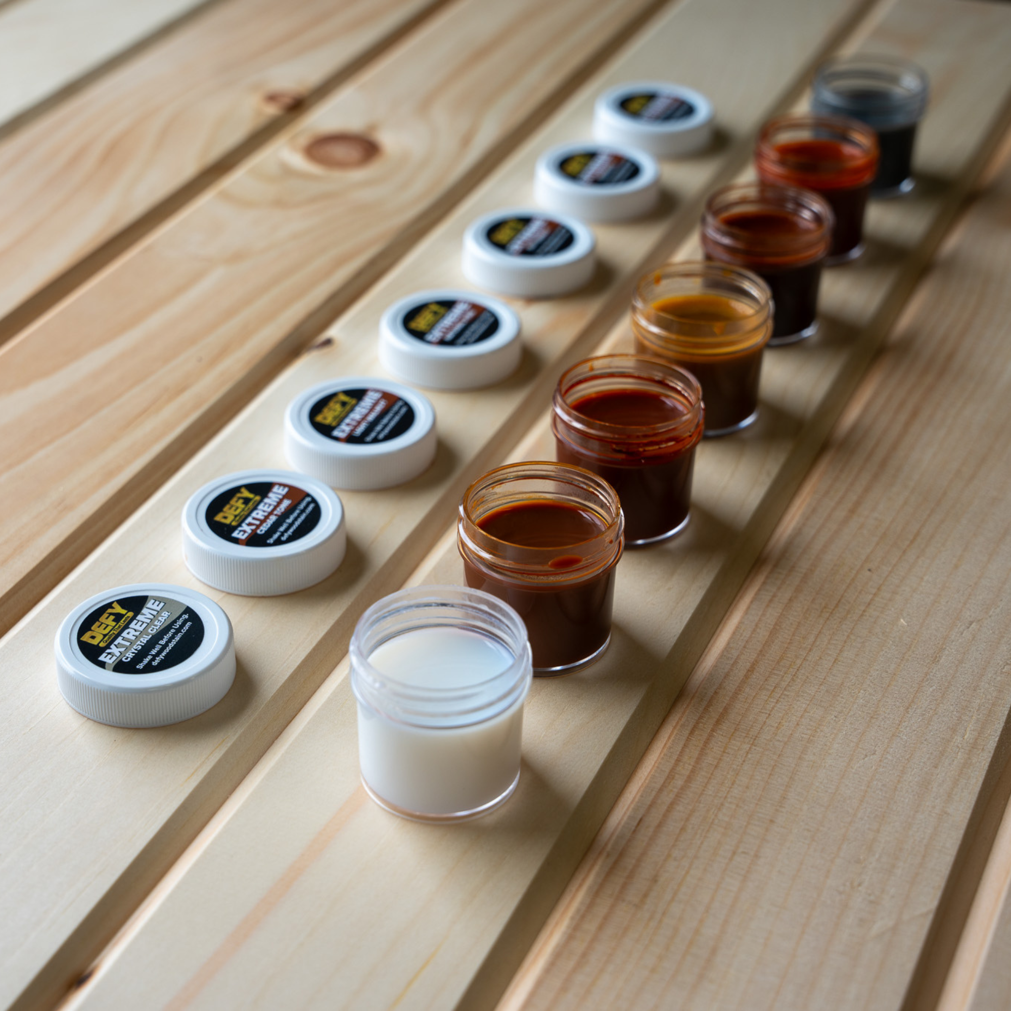 DEFY Extreme Semi-Transparent Stain Sample Kit