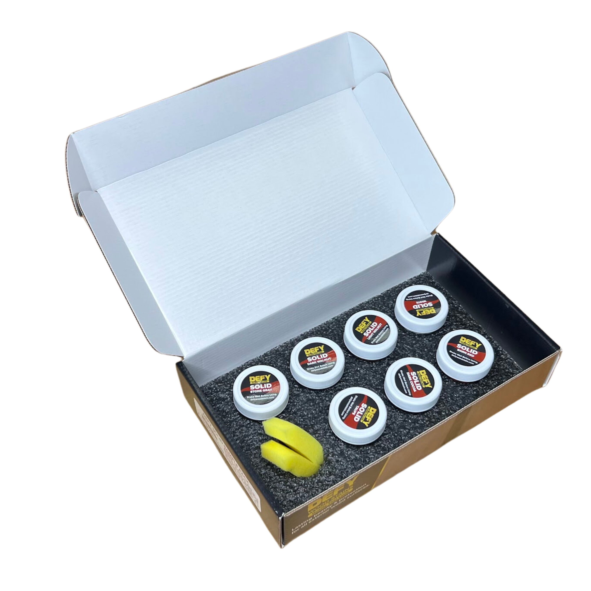 DEFY Solid Color Stain Sample Kit