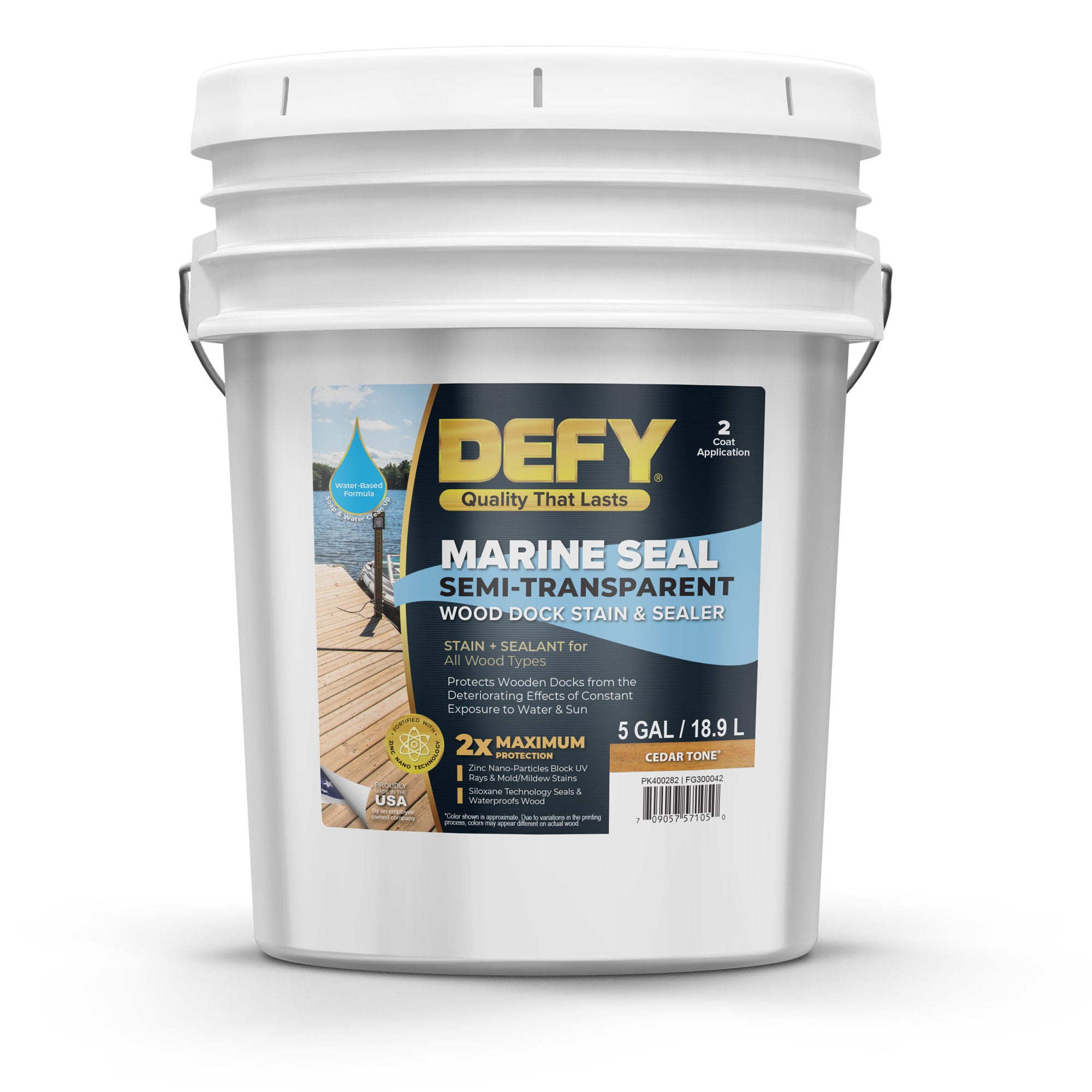 DEFY Marine Seal Semi-Transparent Wood Dock Stain