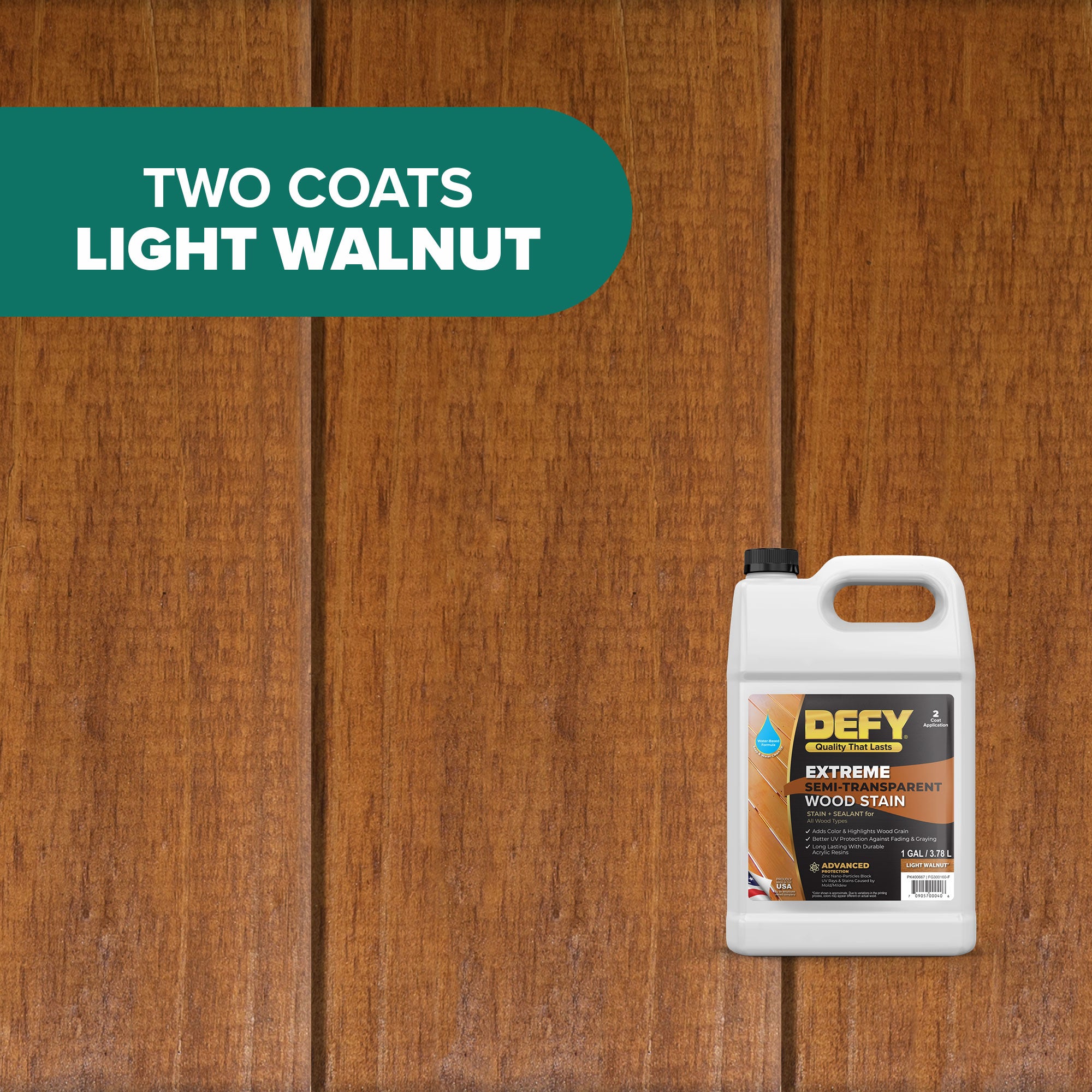 DEFY Extreme Semi-Transparent Wood Stain