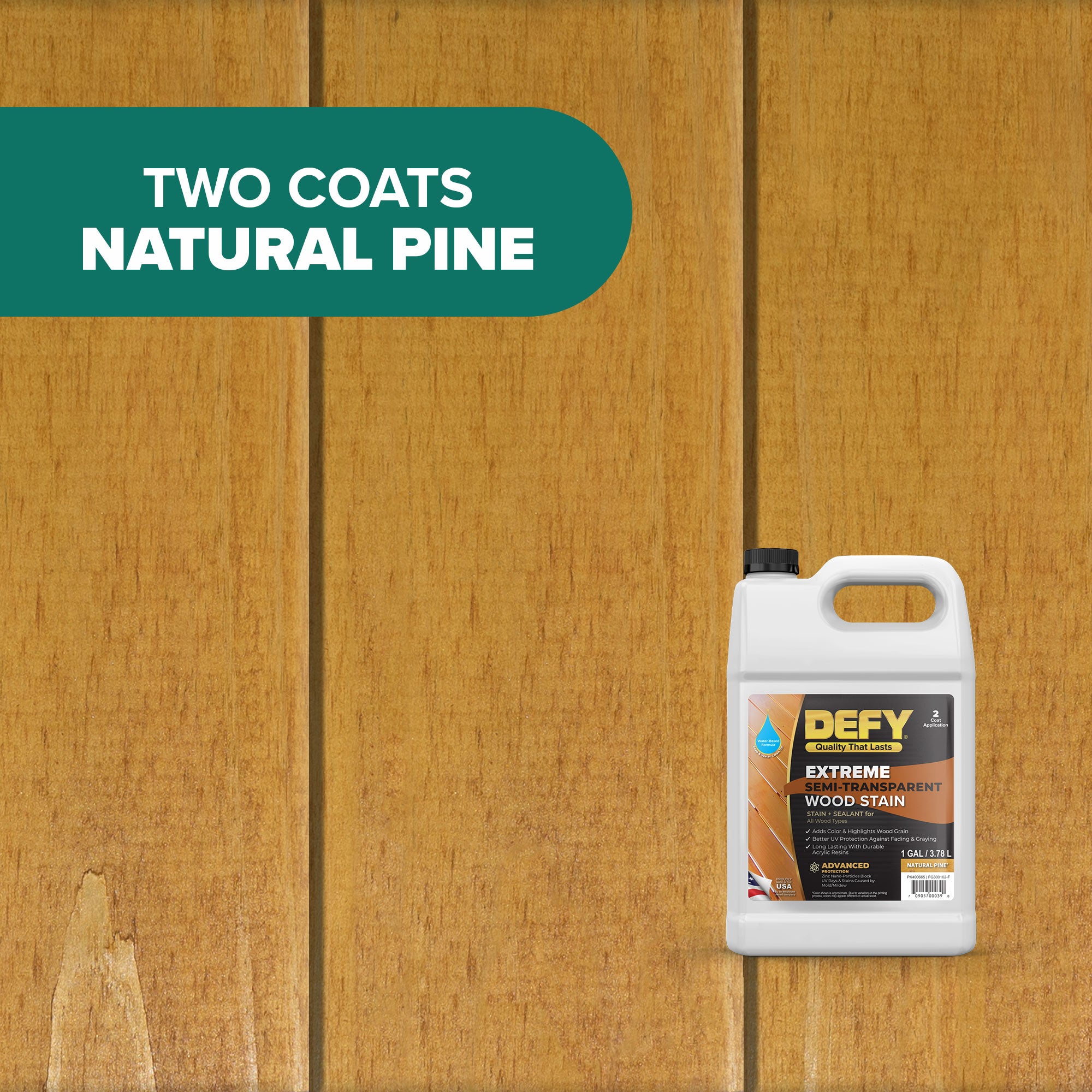 DEFY Extreme Semi-Transparent Wood Stain