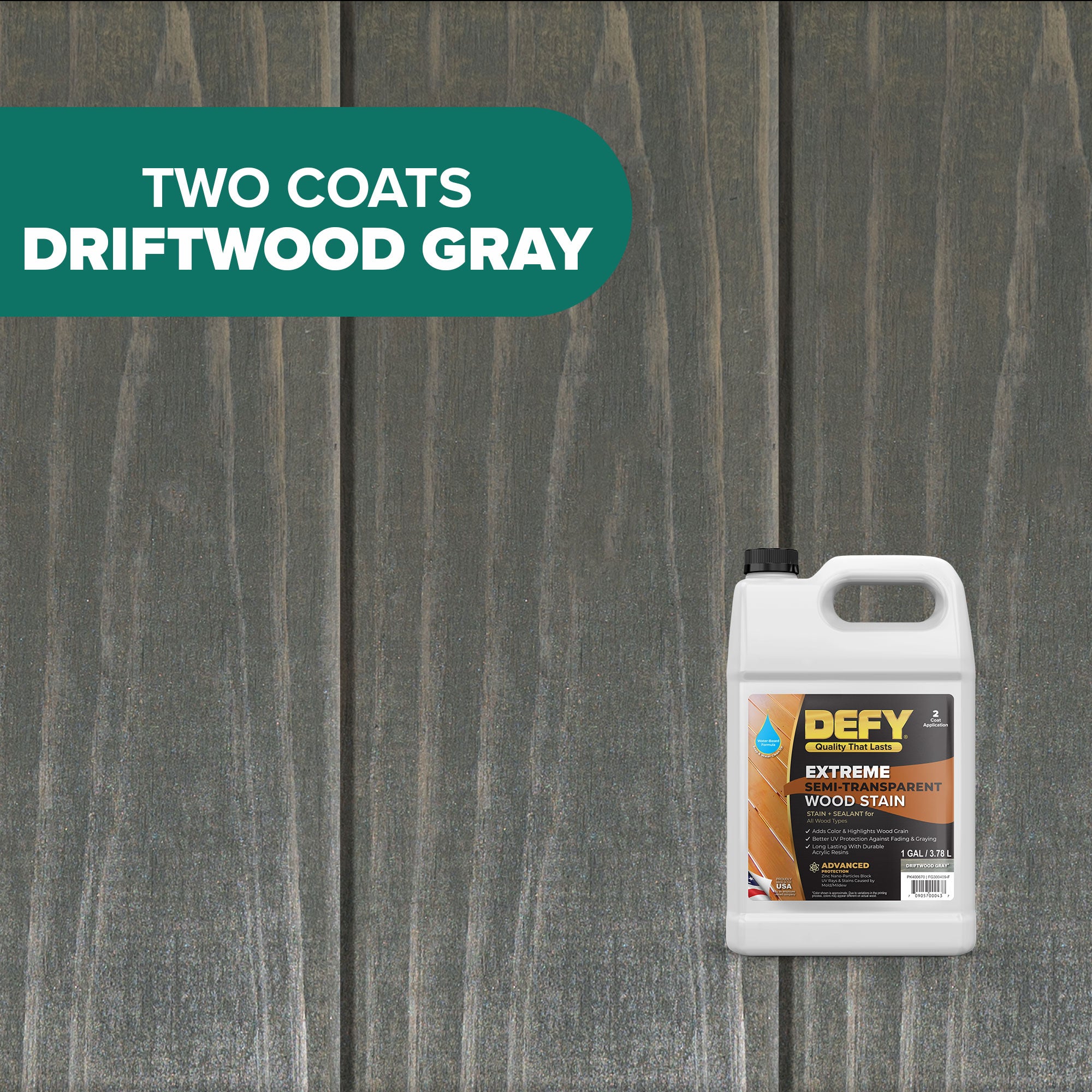 DEFY Extreme Semi-Transparent Wood Stain