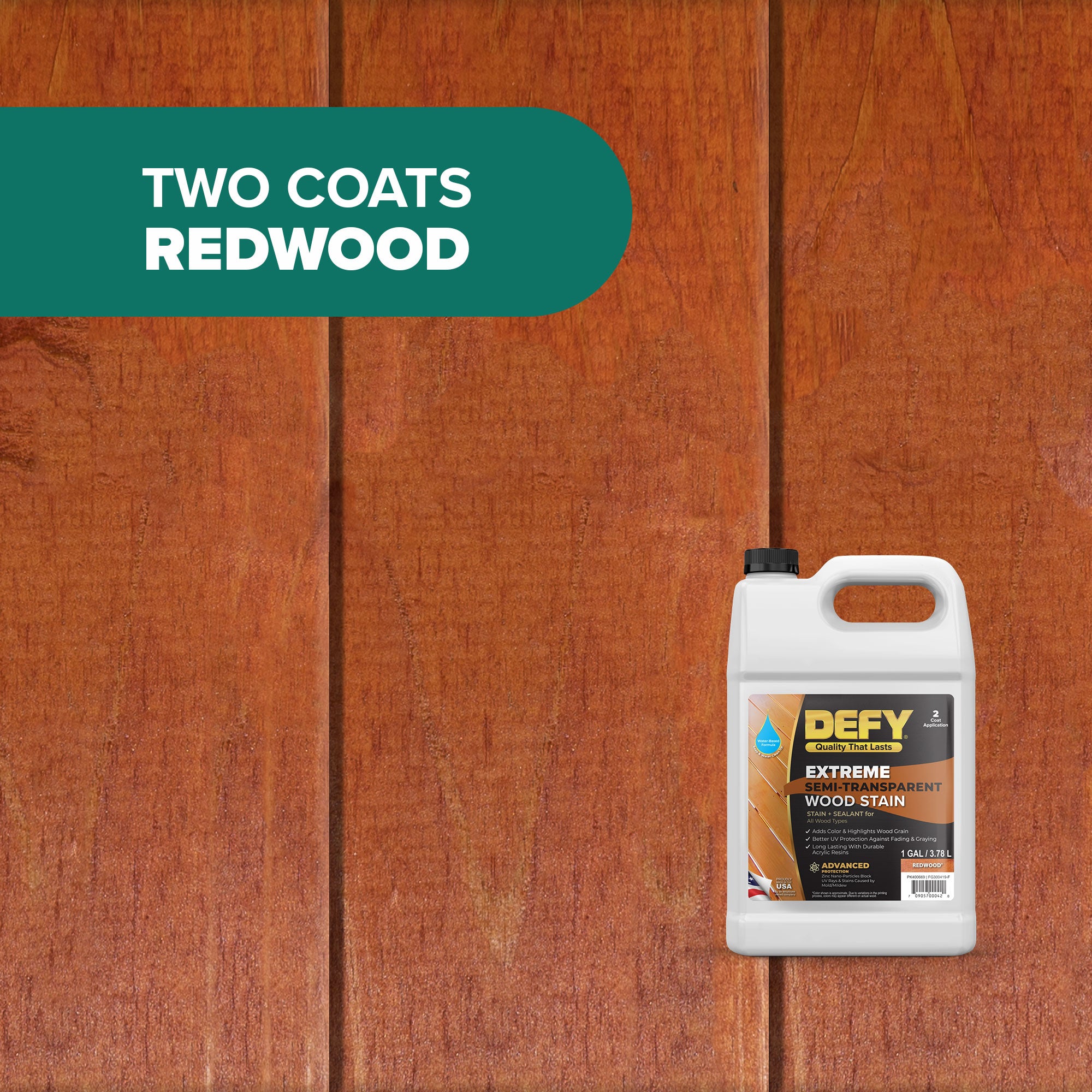 DEFY Extreme Semi-Transparent Wood Stain