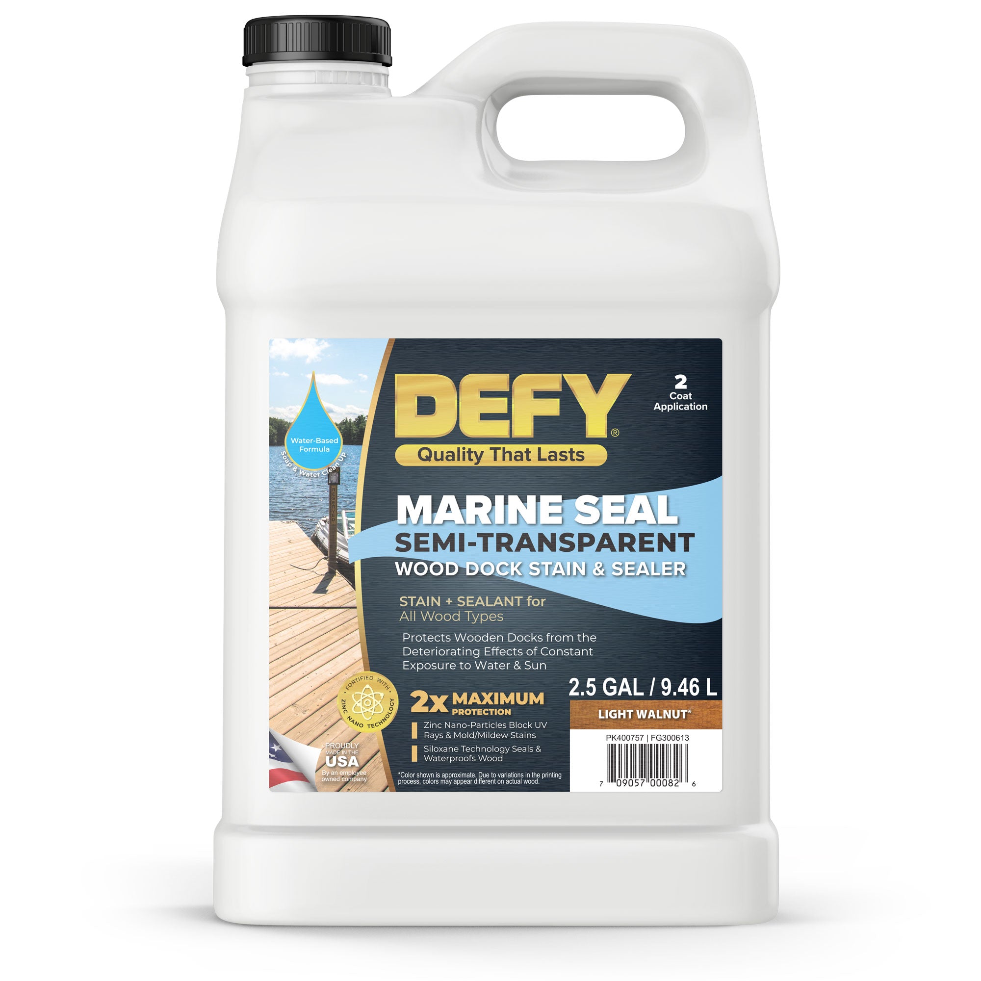 DEFY Marine Seal Semi-Transparent Wood Dock Stain