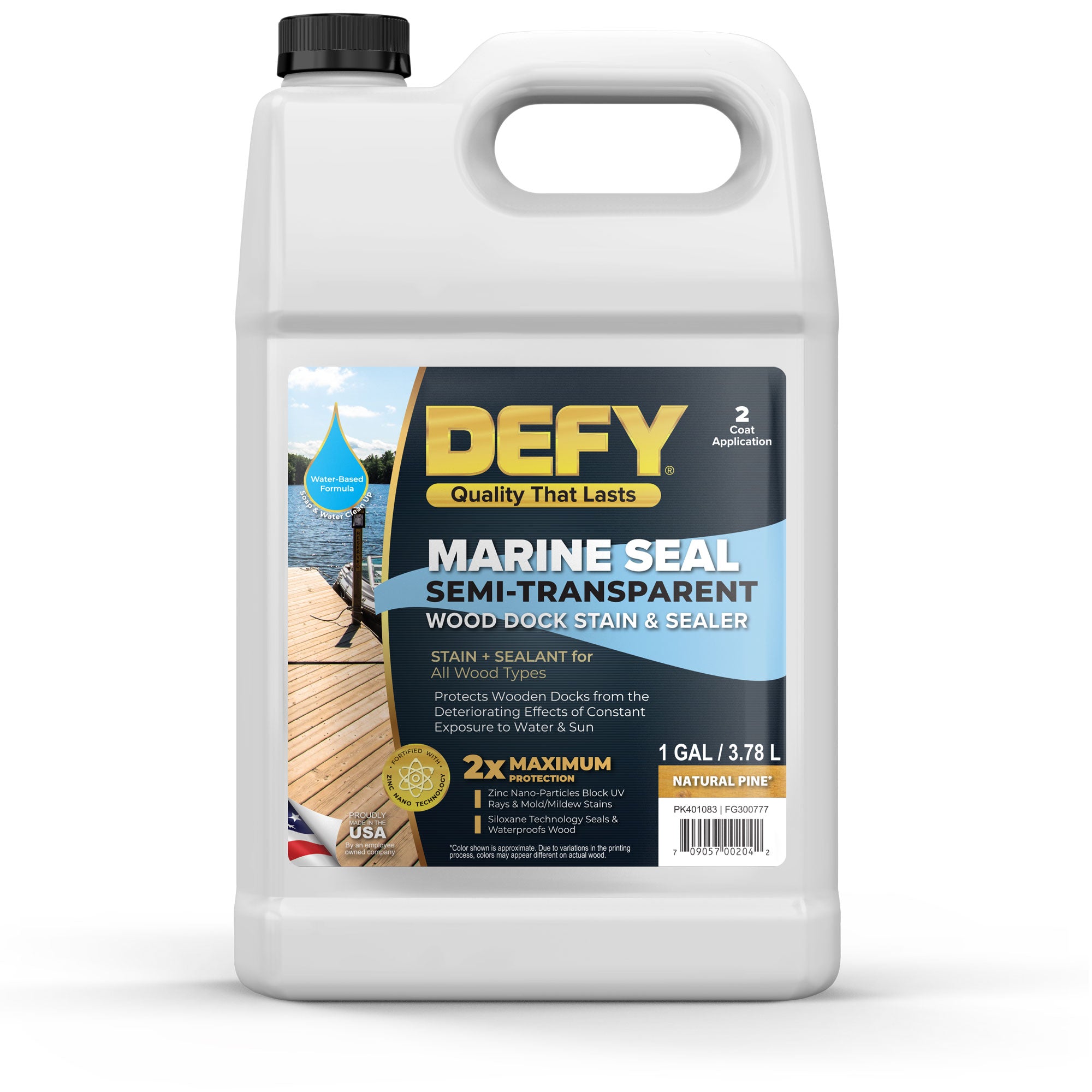 DEFY Marine Seal Semi-Transparent Wood Dock Stain