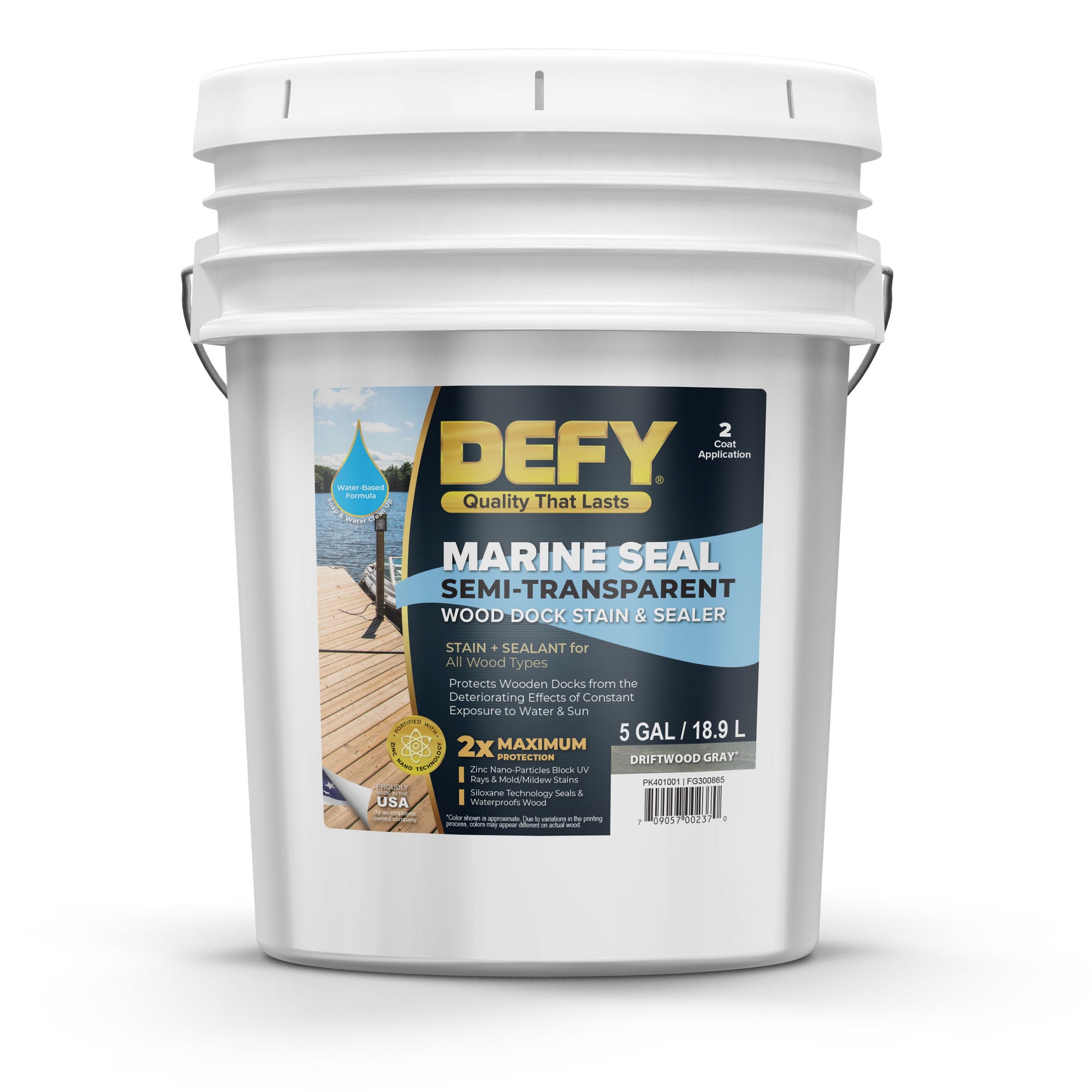 DEFY Marine Seal Semi-Transparent Wood Dock Stain