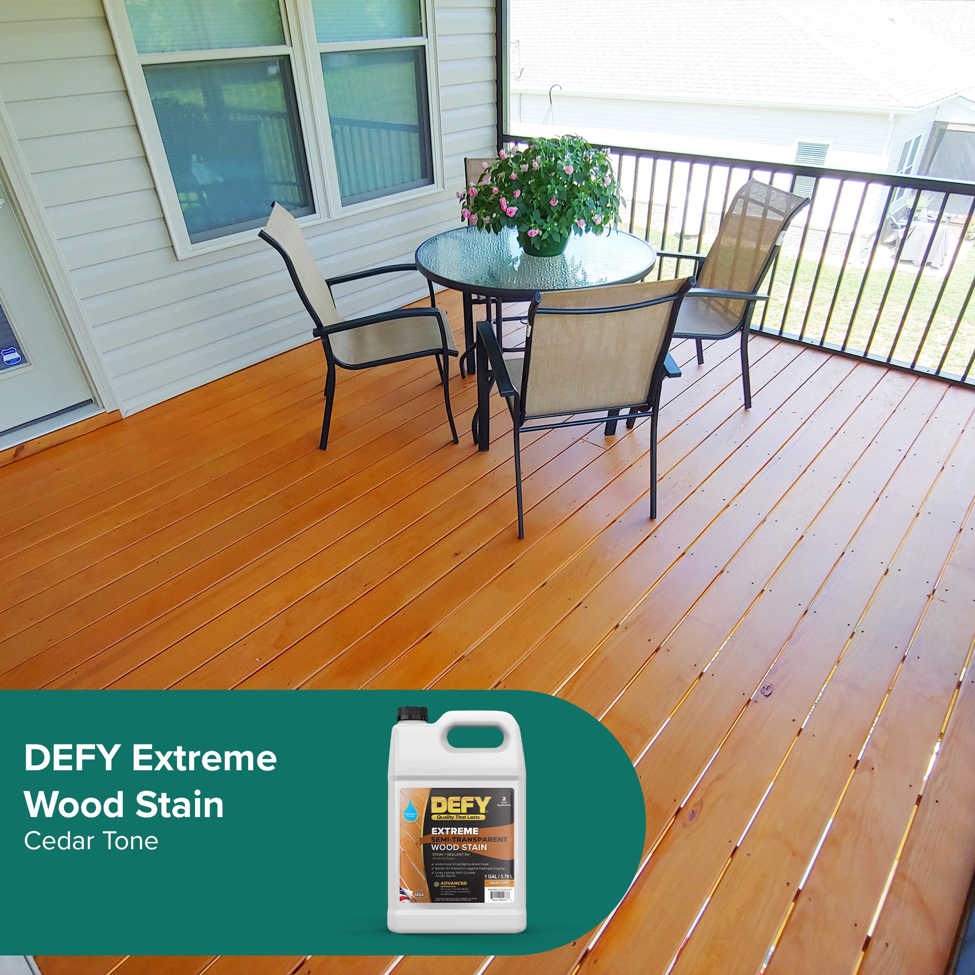 DEFY Extreme Semi-Transparent Wood Stain