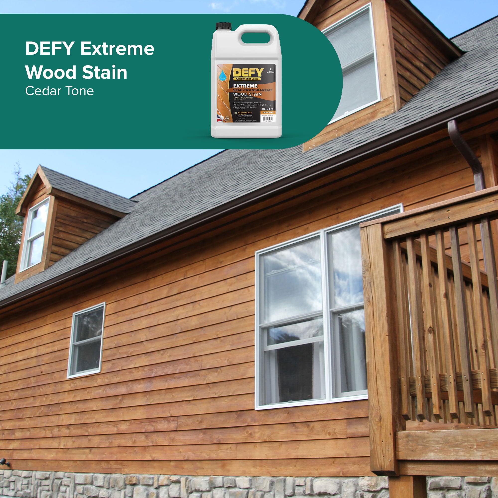 DEFY Extreme Semi-Transparent Wood Stain