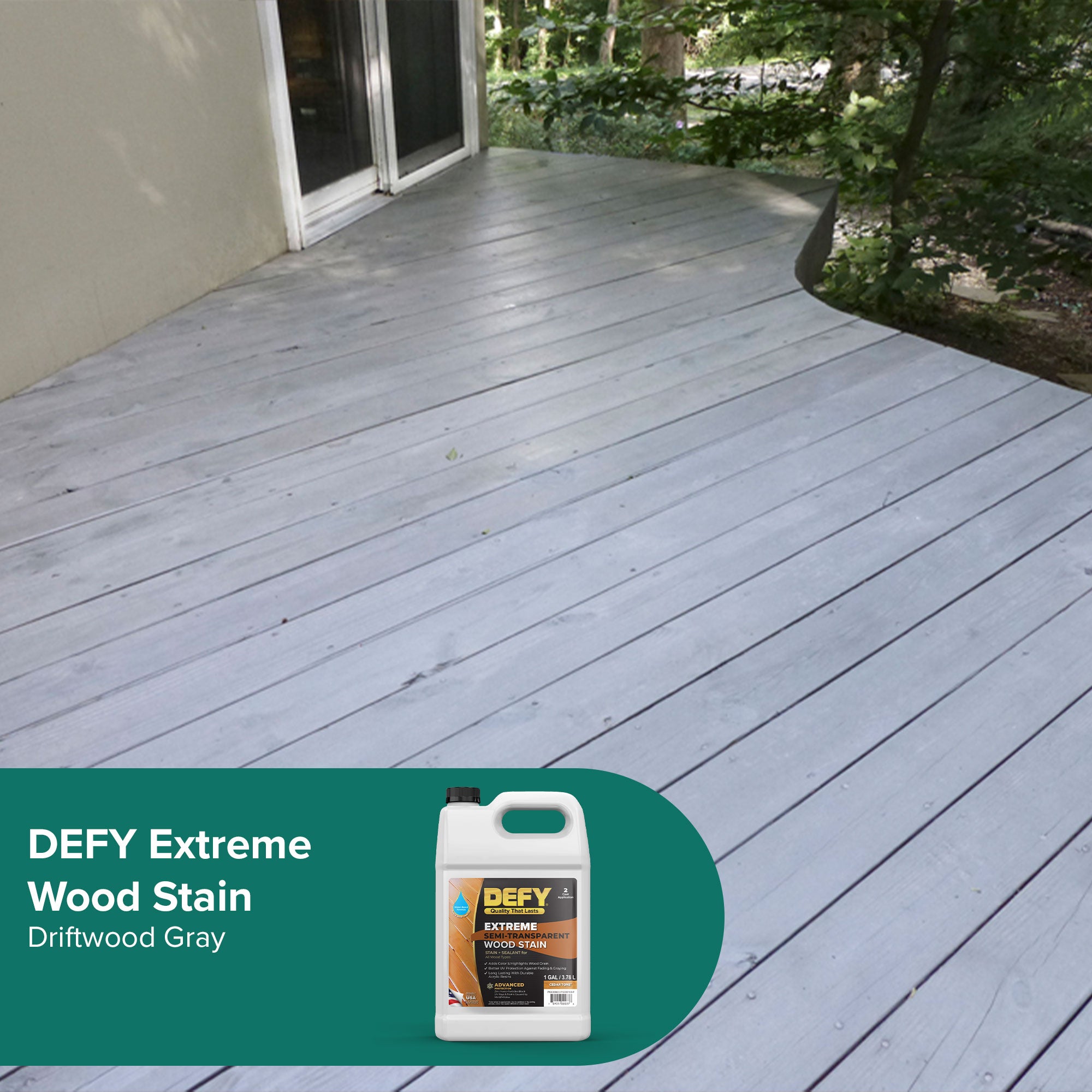 DEFY Extreme Semi-Transparent Wood Stain