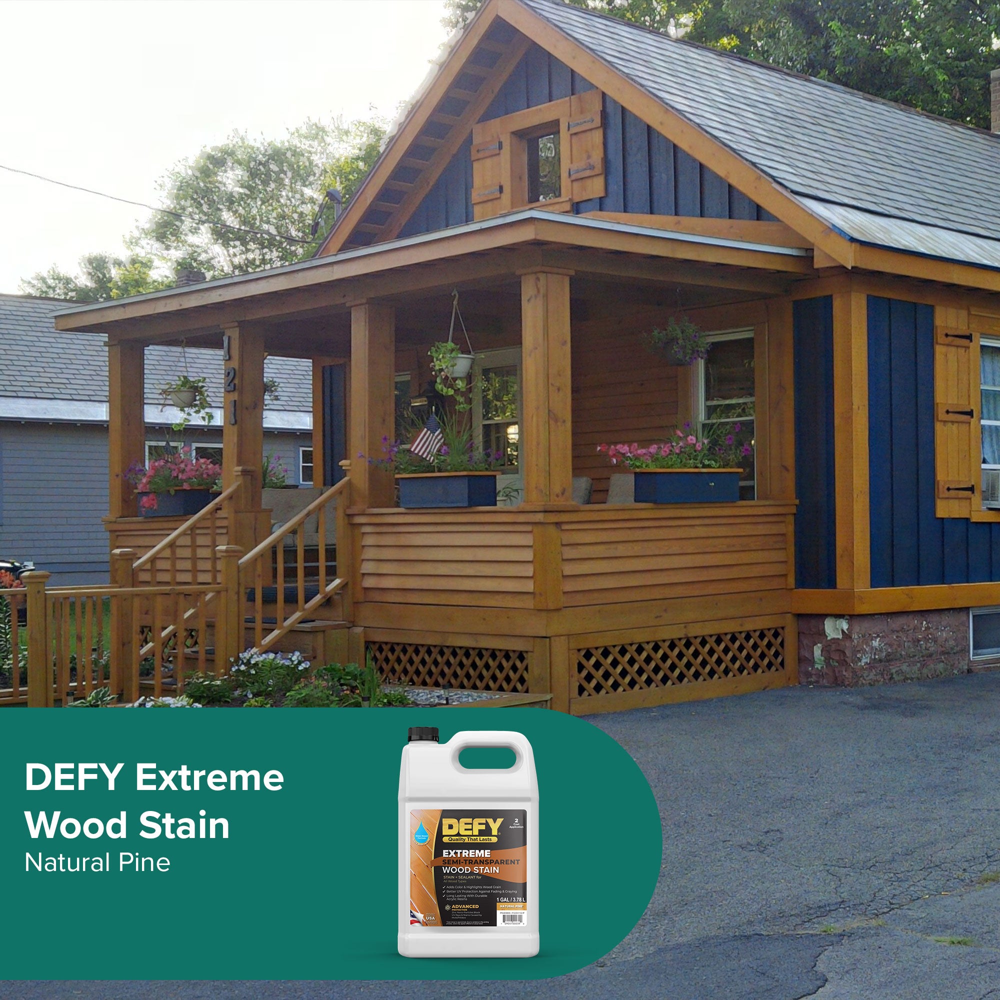 DEFY Extreme Semi-Transparent Wood Stain