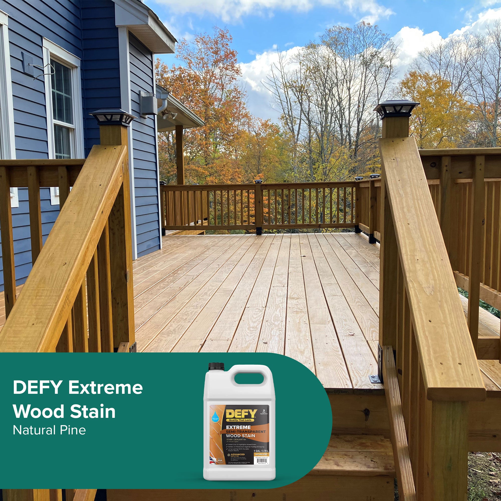 DEFY Extreme Semi-Transparent Wood Stain