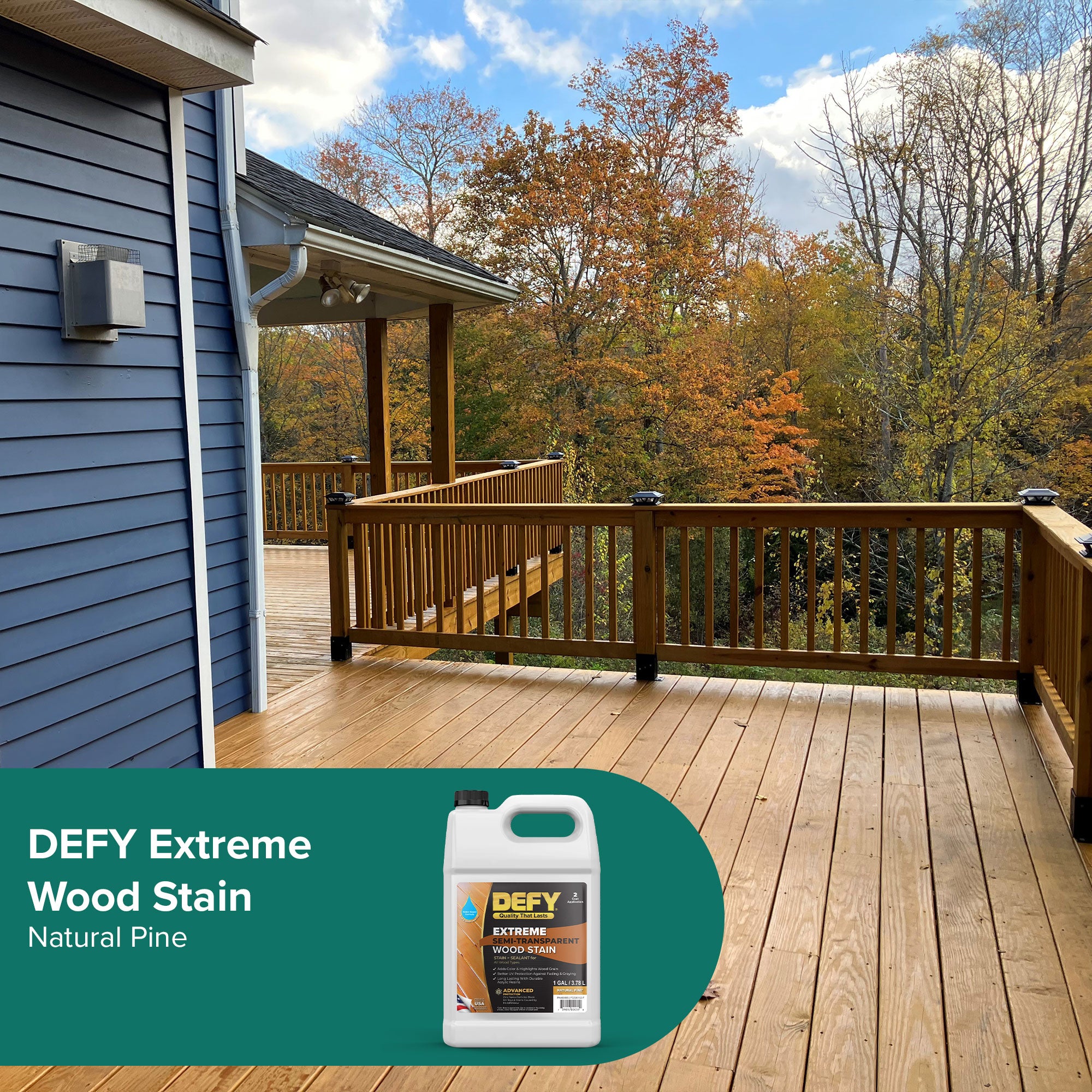 DEFY Extreme Semi-Transparent Wood Stain