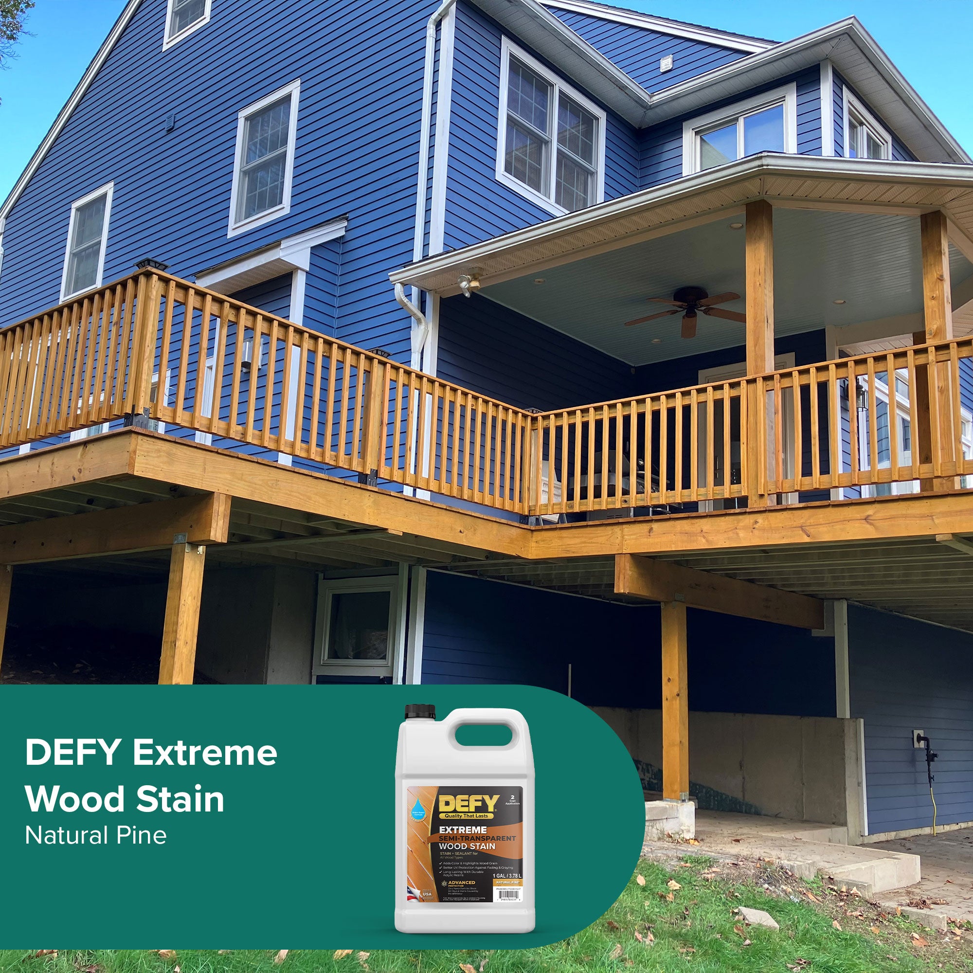 DEFY Extreme Semi-Transparent Wood Stain