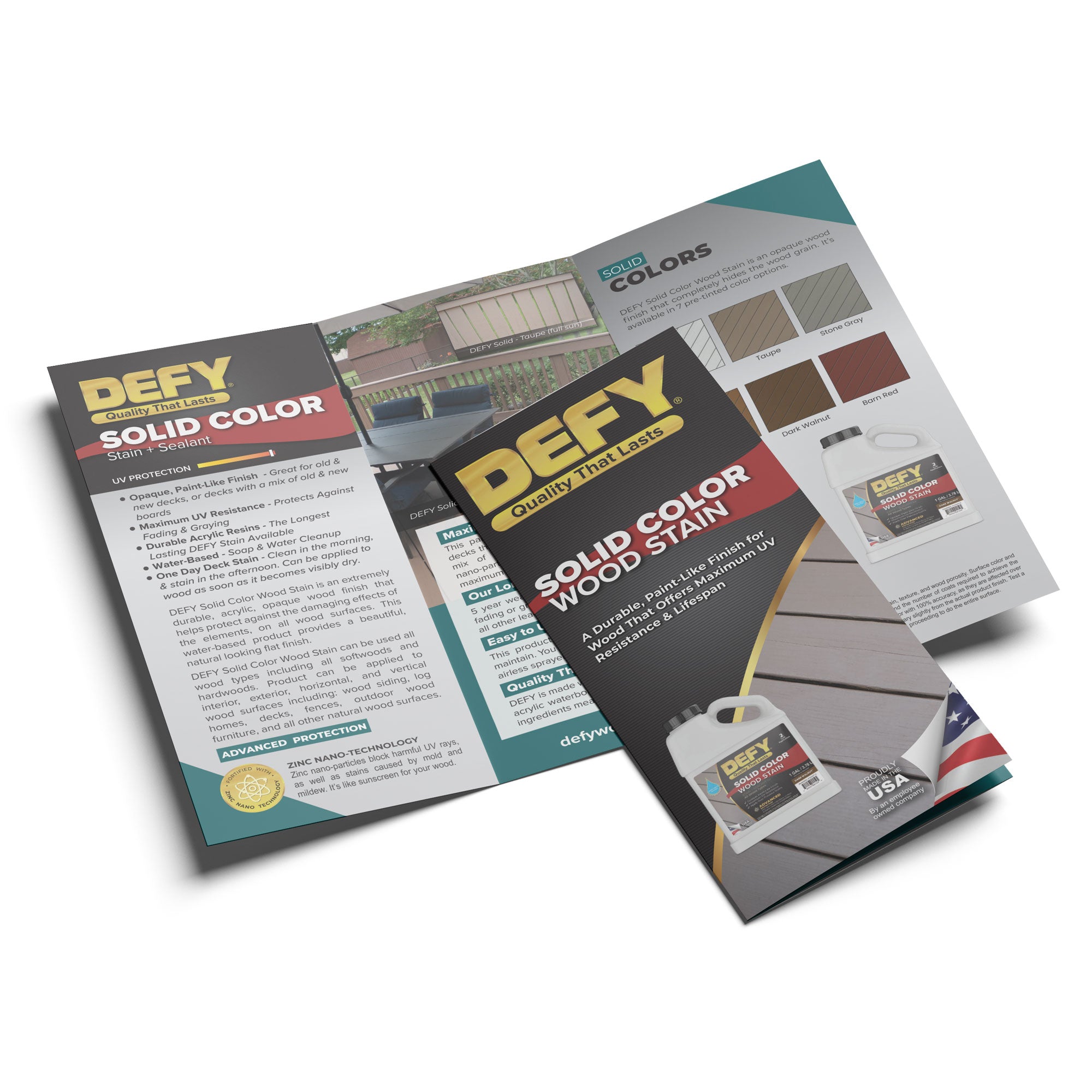 DEFY Solid Brochures 100 Pack