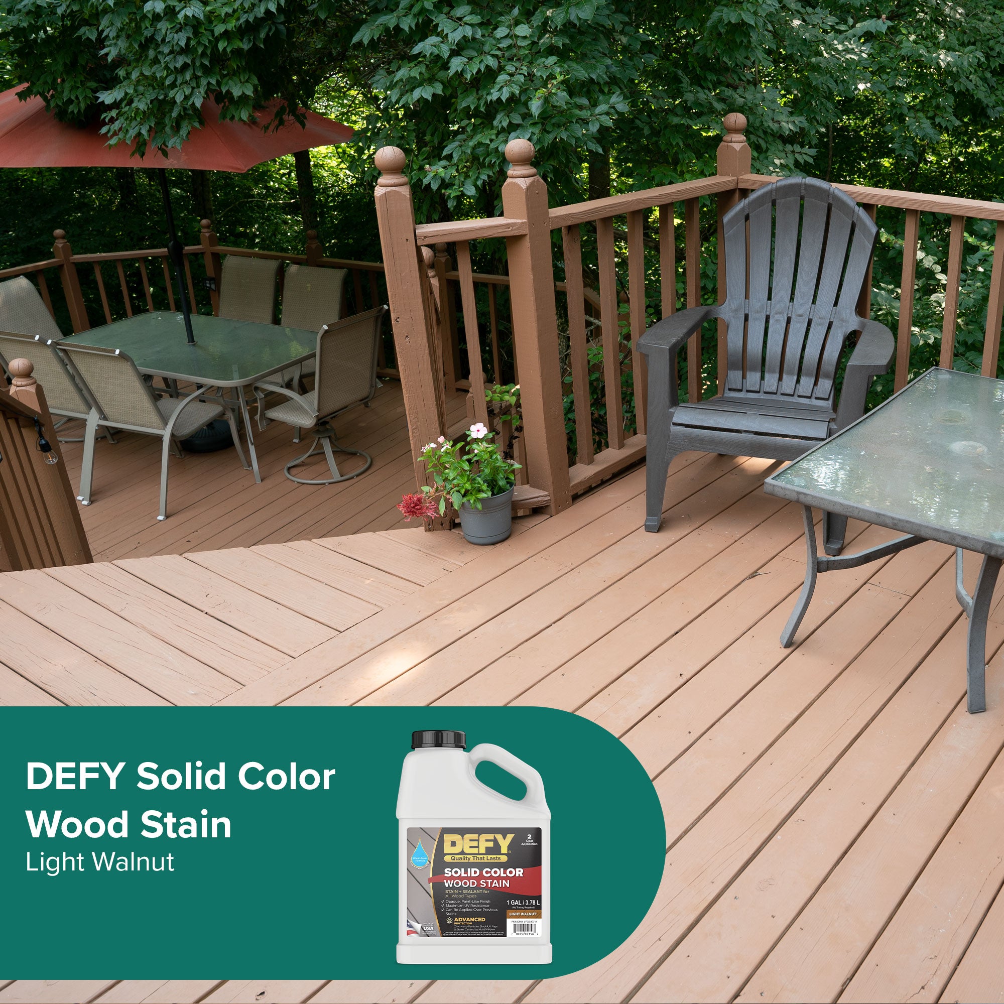 DEFY Solid Color Wood Stain