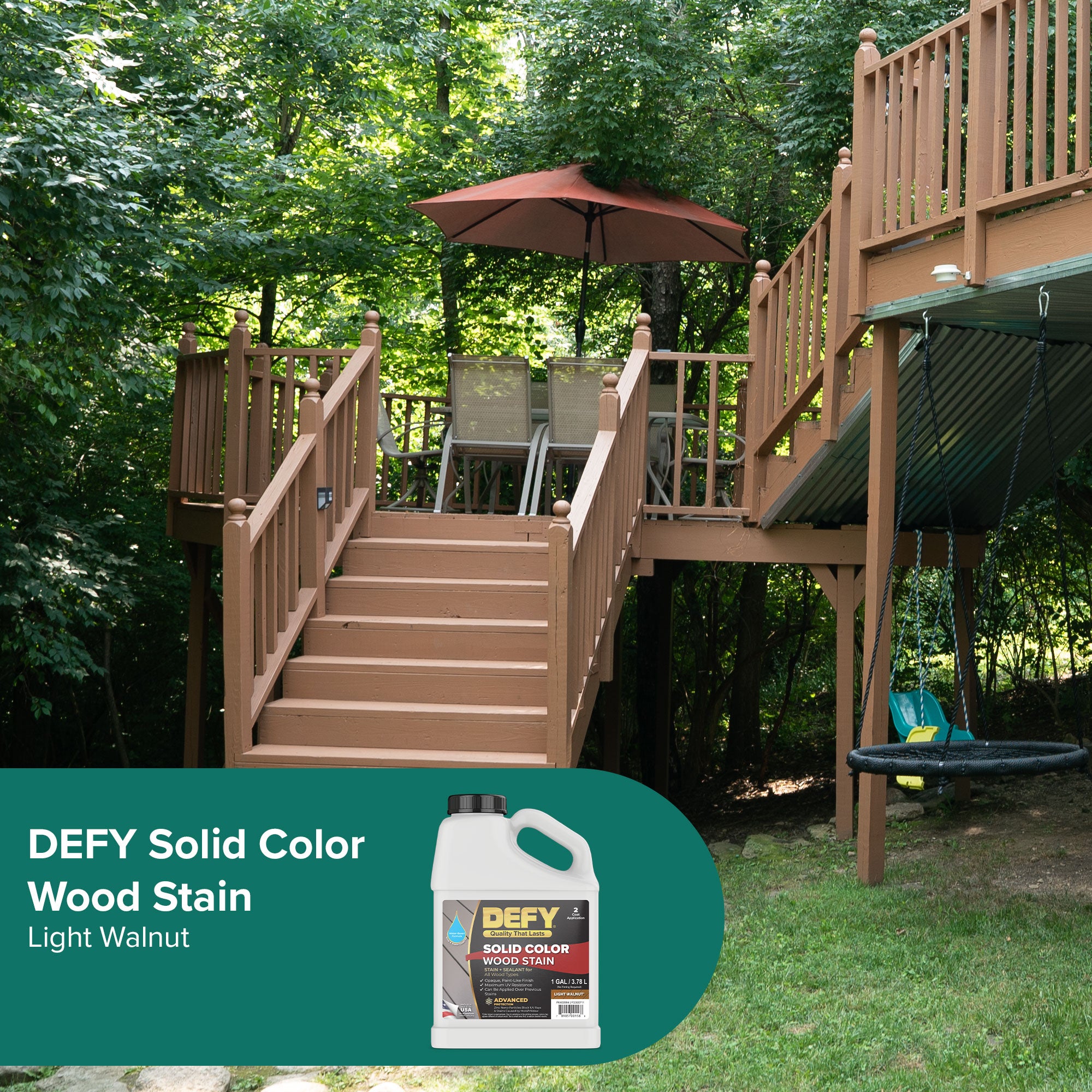 DEFY Solid Color Wood Stain