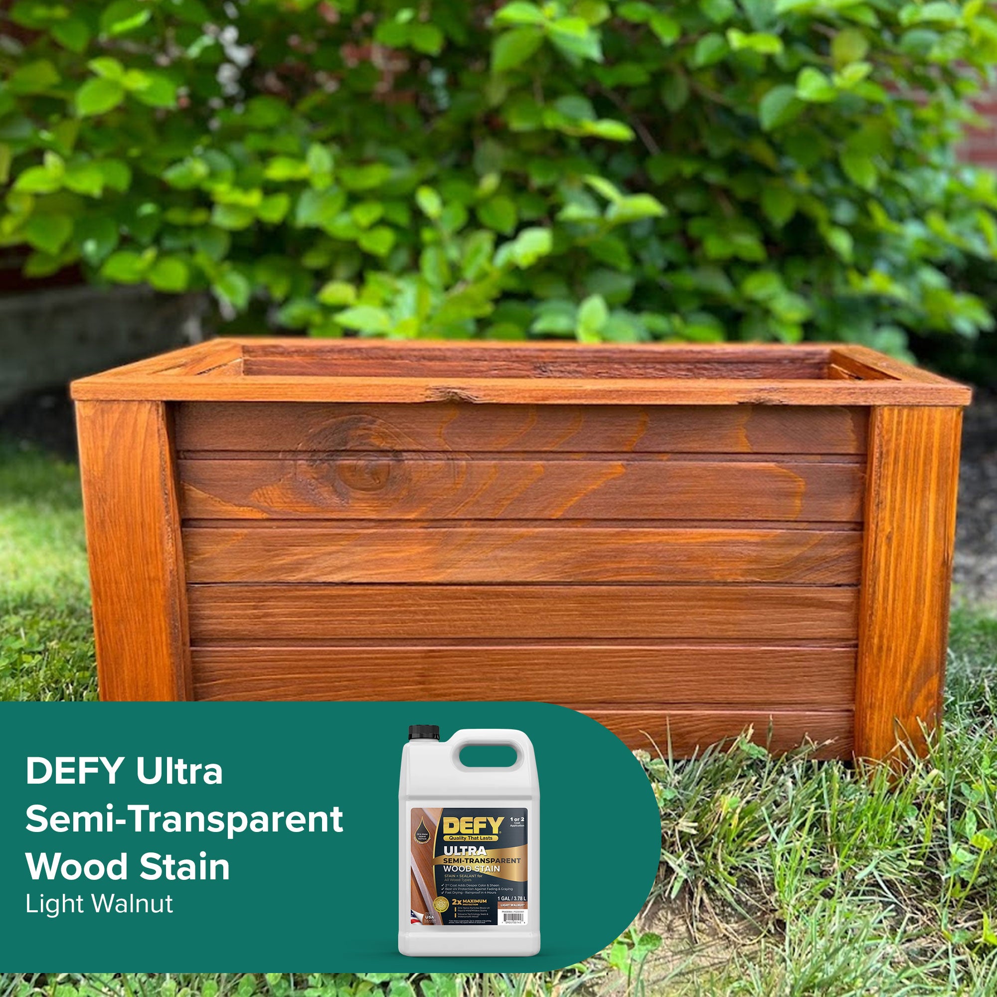 DEFY Ultra Semi-Transparent Wood Stain