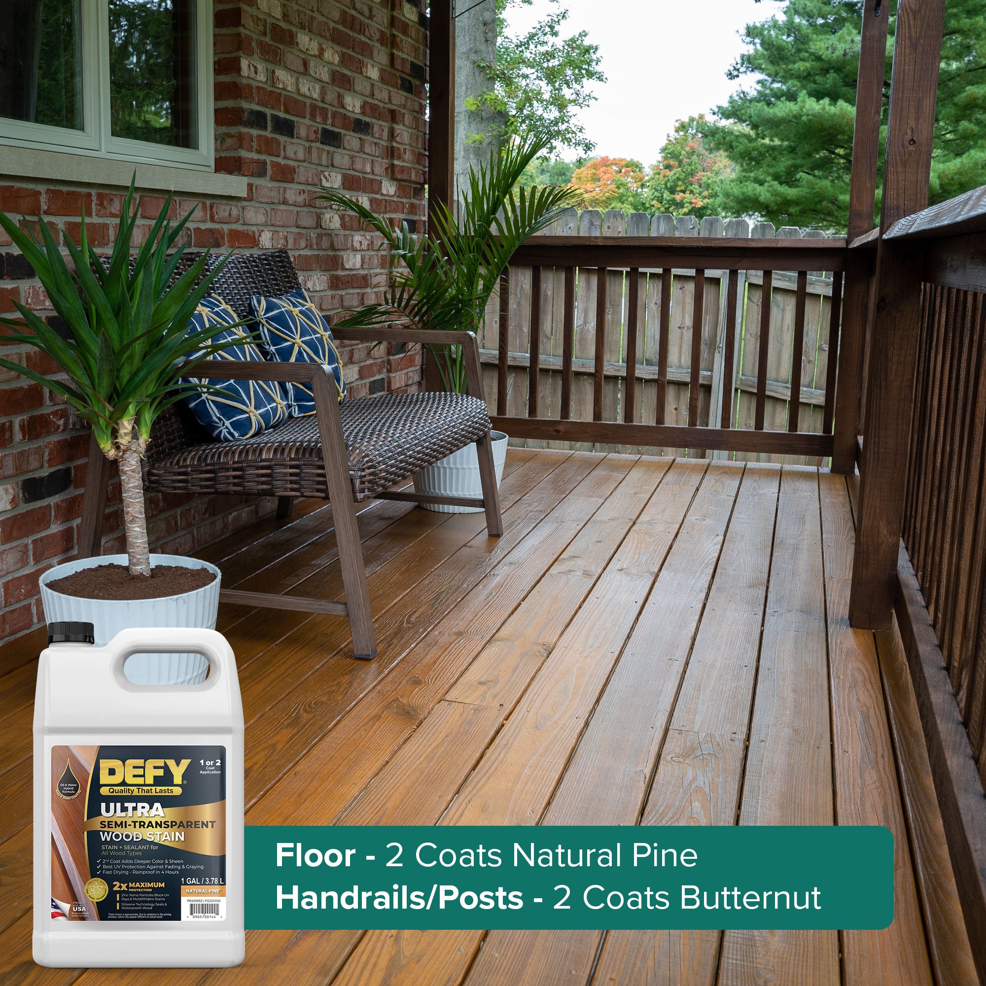 DEFY Ultra Semi-Transparent Wood Stain