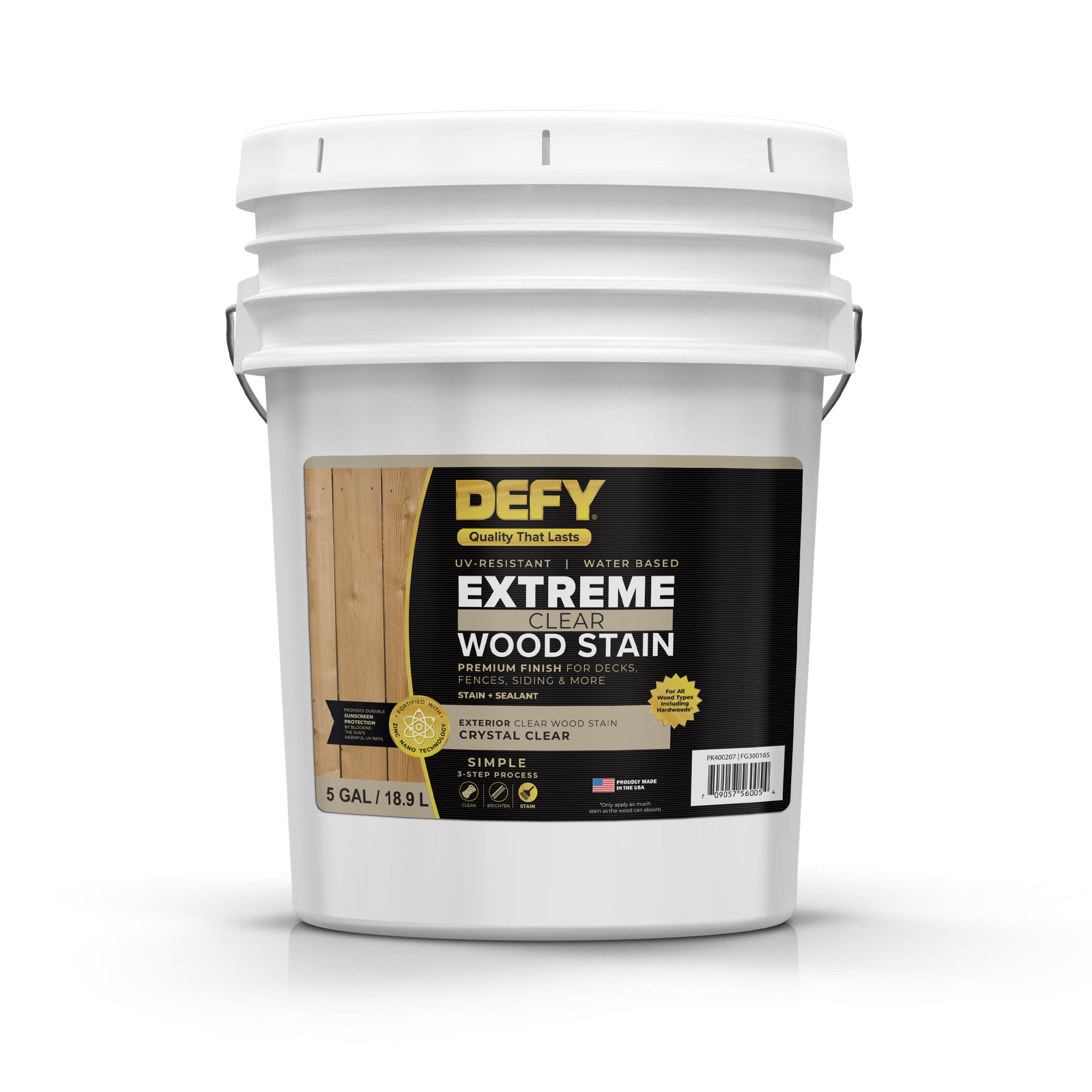 DEFY Extreme Crystal Clear Wood Stain