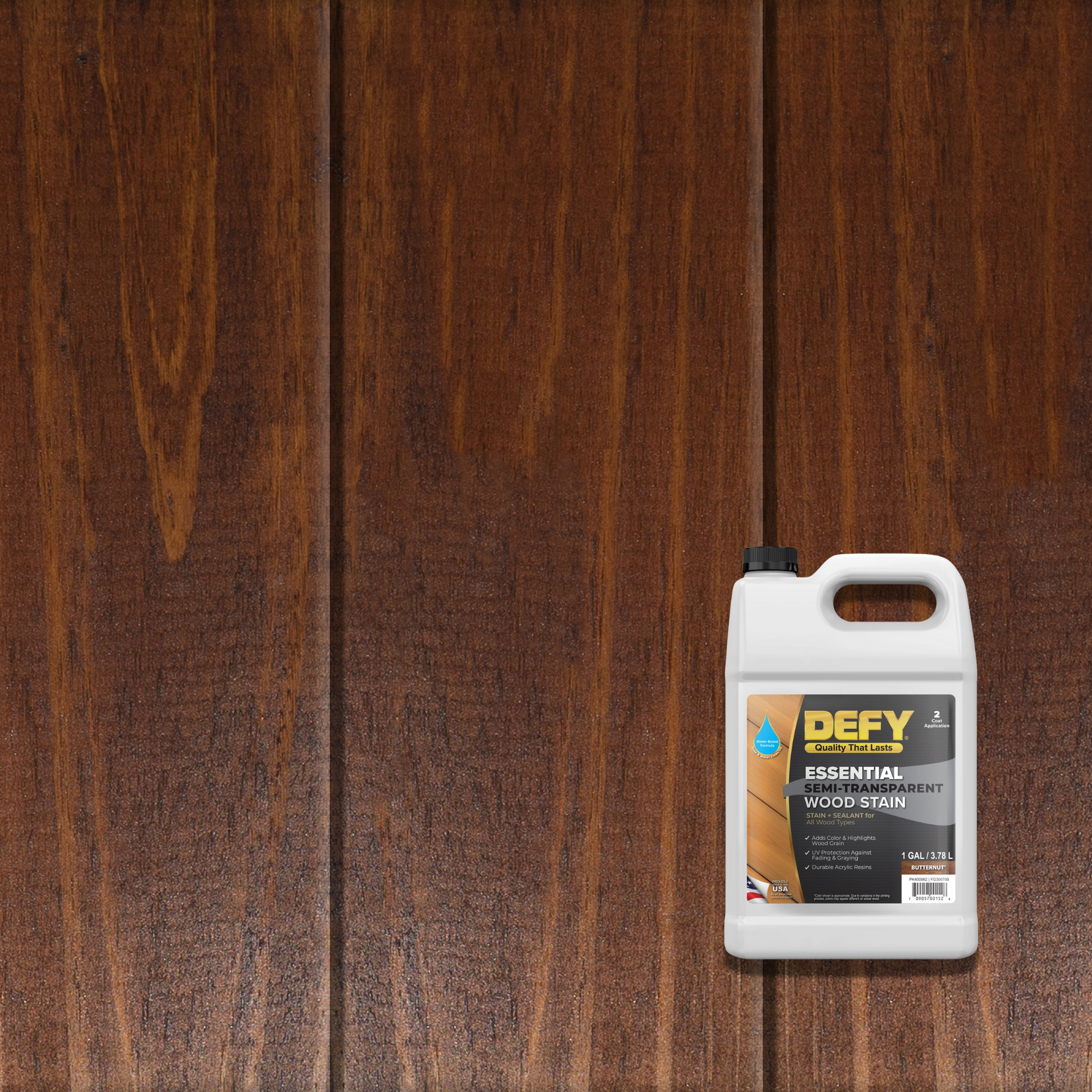 DEFY Essential Semi-Transparent Wood Stain