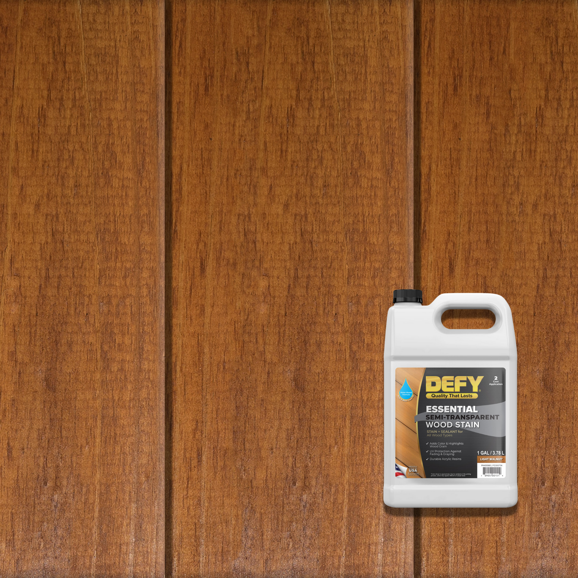 DEFY Essential Semi-Transparent Wood Stain