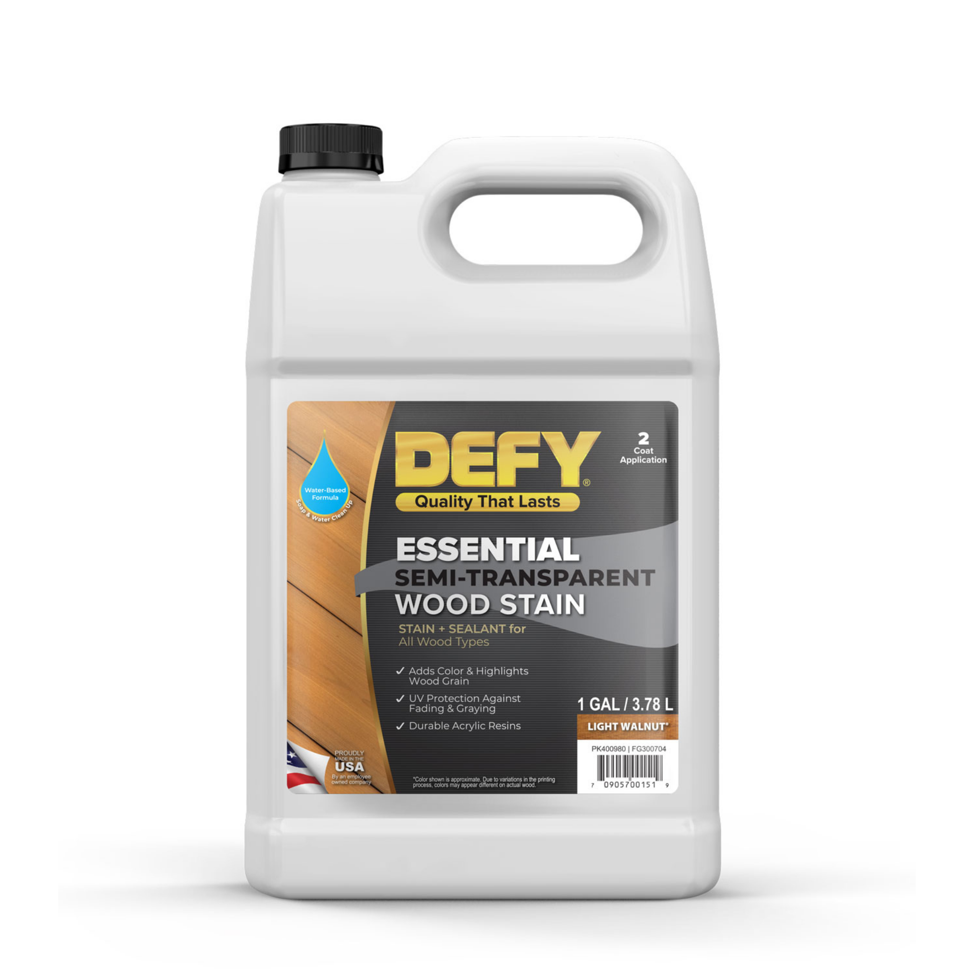 DEFY Essential Semi-Transparent Wood Stain