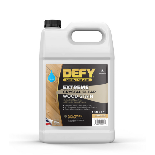 DEFY Extreme Crystal Clear Wood Stain