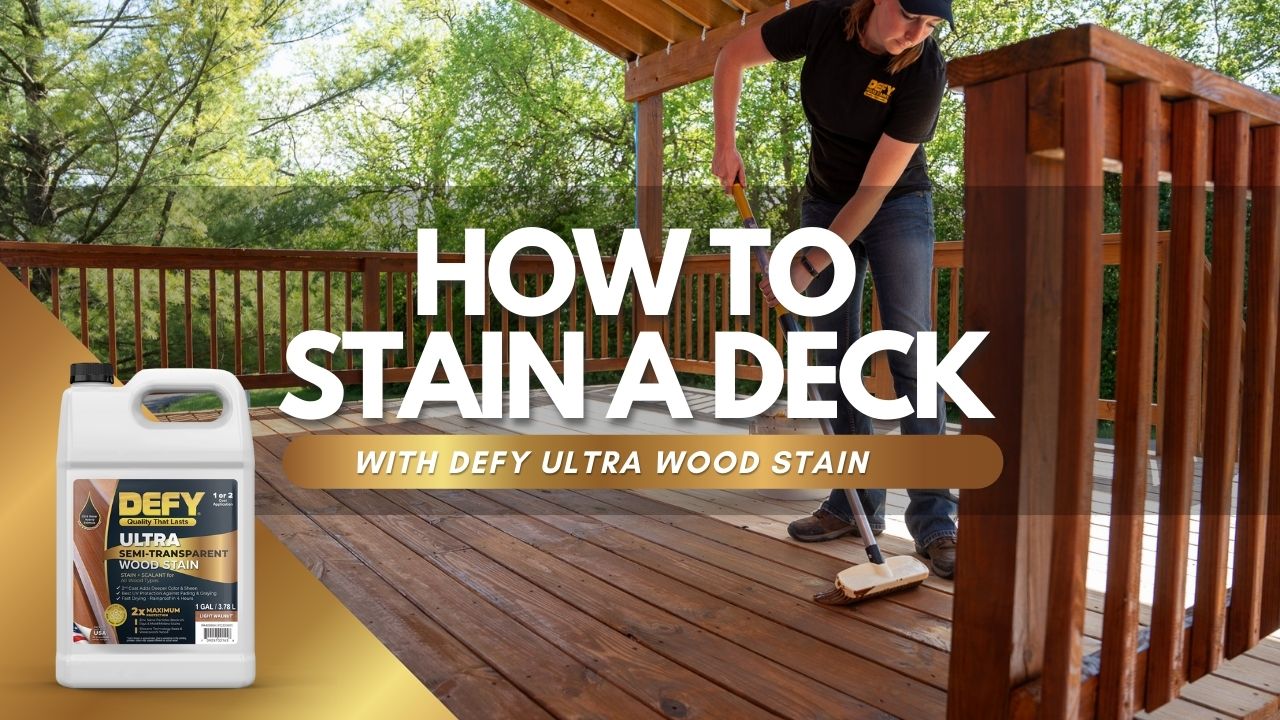 DEFY Ultra Wood Stain Video