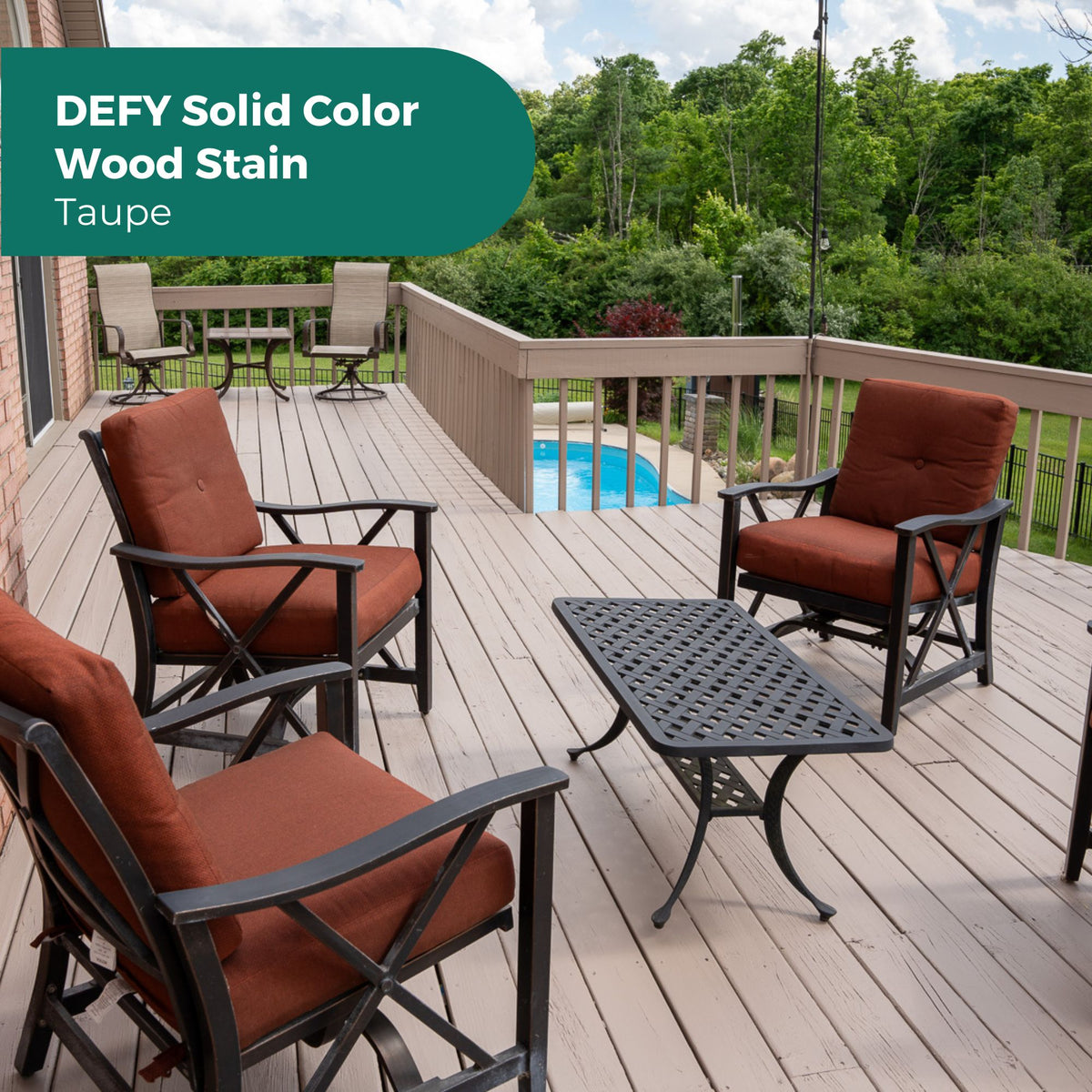 DEFY Solid Color Wood Stain | Solid Deck Stain