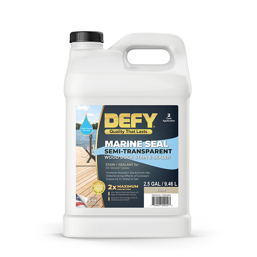 DEFY Marine Seal Semi-Transparent Wood Dock Stain