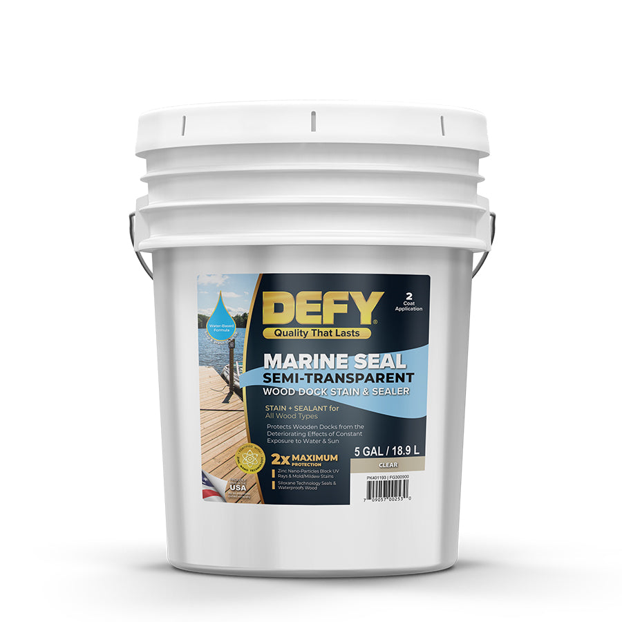 DEFY Marine Seal Semi-Transparent Wood Dock Stain