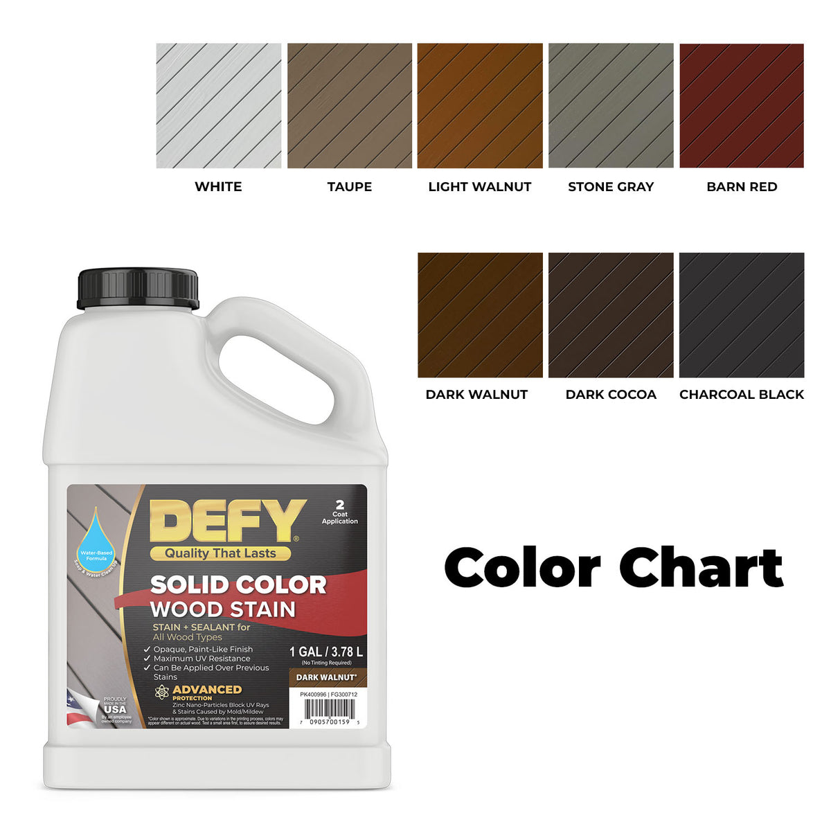 DEFY Solid Color Wood Stain