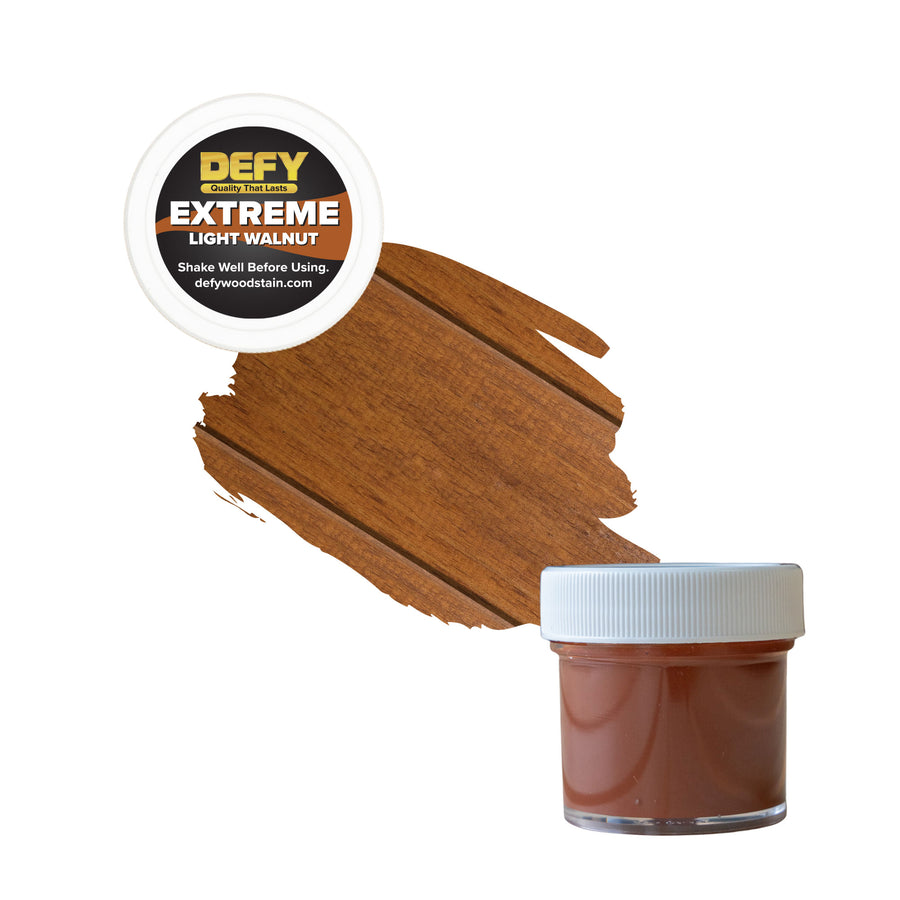 DEFY Extreme SemiTransparent Stain Samples