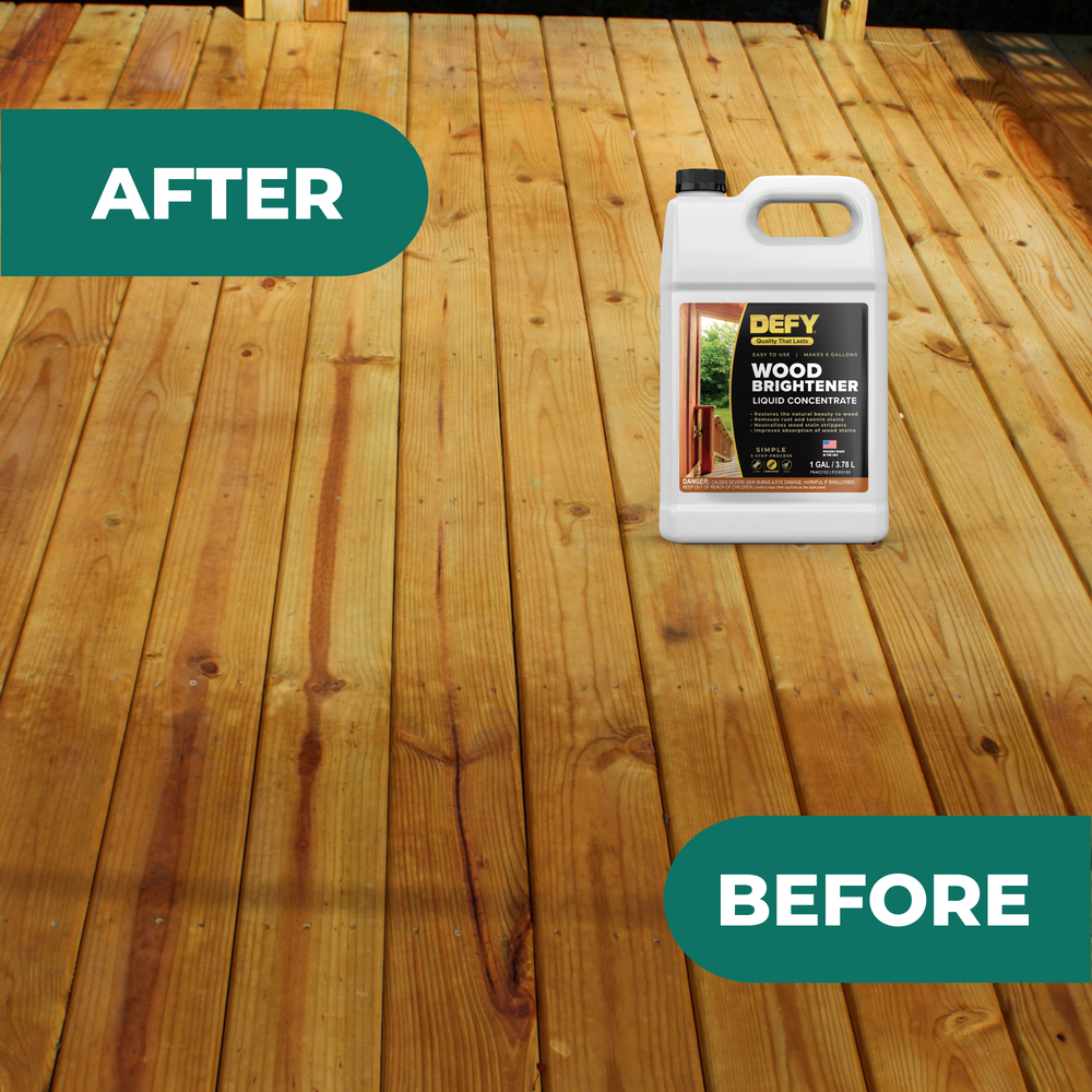 DEFY Wood Brightener | Wood Deck Brightener
