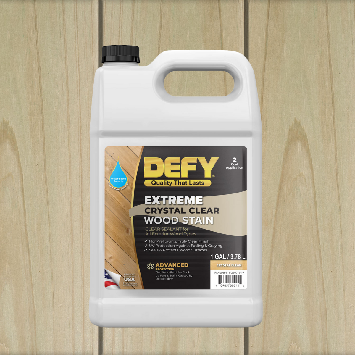 DEFY Extreme Crystal Clear Wood Stain